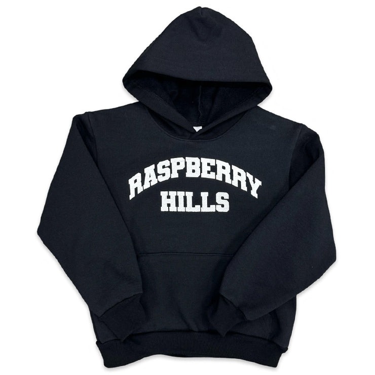 RHKidsHoodiecopy GV Gallery Raspberry Hills Logo Hoodie Black (Youth)