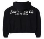 Raspberry Hills ‘Sun Valley’ Black Zip Up Hoodie