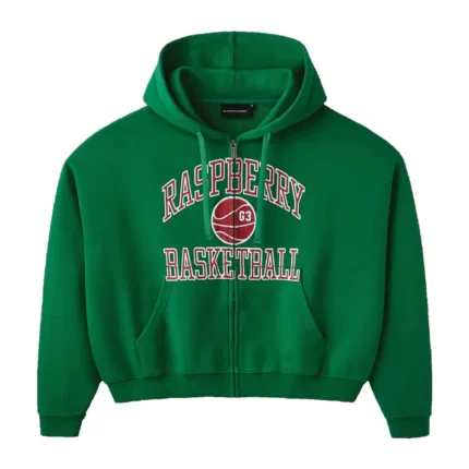 RASPBERRY HILLS Fiveways Zip Up Hoodie Green