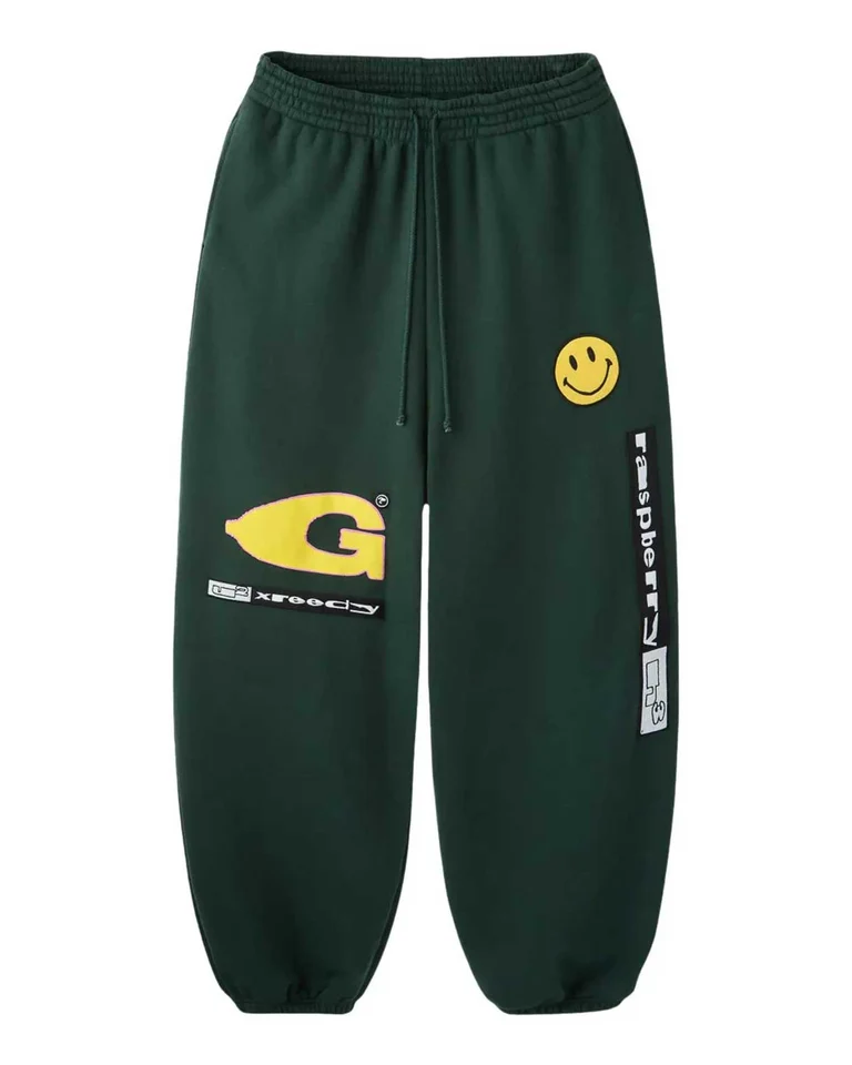 Gv Gallery X Greedy Unit Garbage Sweatpants Green Gv Gallery X Greedy Unit Garbage Sweatpants Green