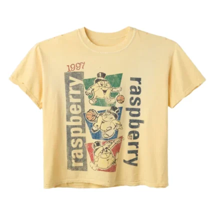 Raspberry Macker Tee Yellow