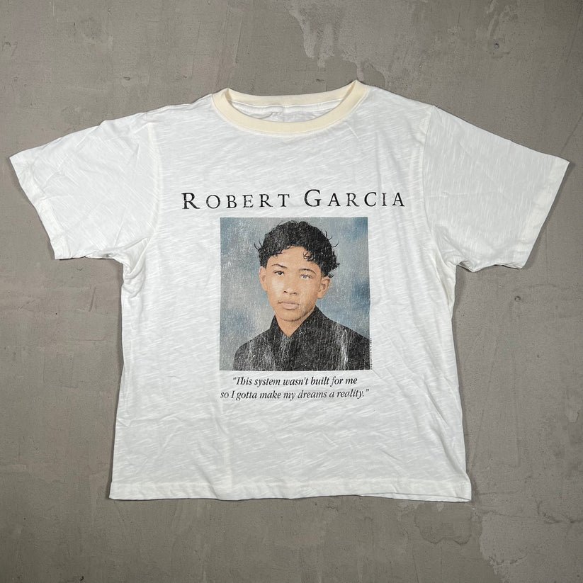 Raspberry Hills Robert Garcia White Tee Raspberry Hills Robert Garcia White Tee