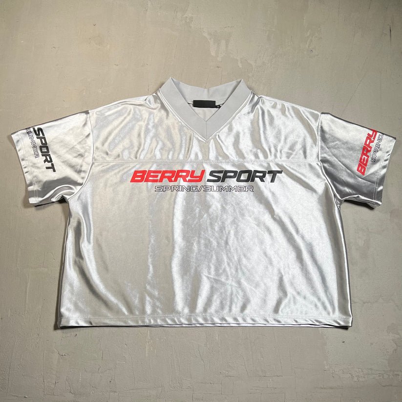 Raspberry Hills Grey "Berry Sport" Tee Raspberry Hills Grey "Berry Sport" Tee