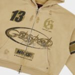Speedway Zip Hoodie (Sand)
