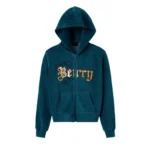 Paris Hilton WMNS Velour Zip Up 'Teal'