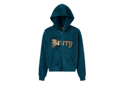 Paris Hilton WMNS Velour Zip Up 'Teal'