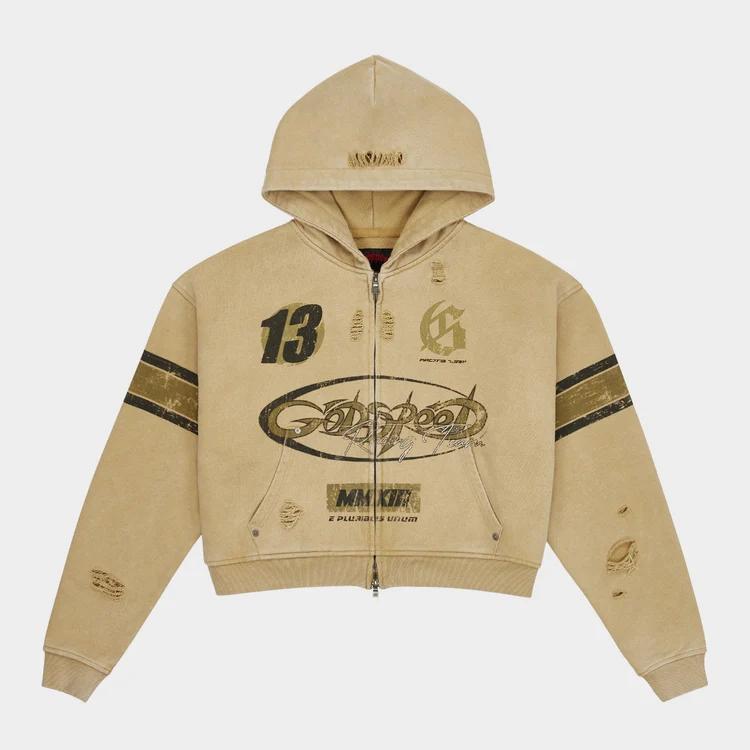 Speedway Zip Hoodie (Sand) Speedway Zip Hoodie (Sand)