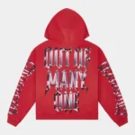 Chrome x Godspeed Motto Hoodie (Red Wash )
