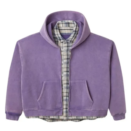 Raspberry Hills Flannel Zip Hoodie