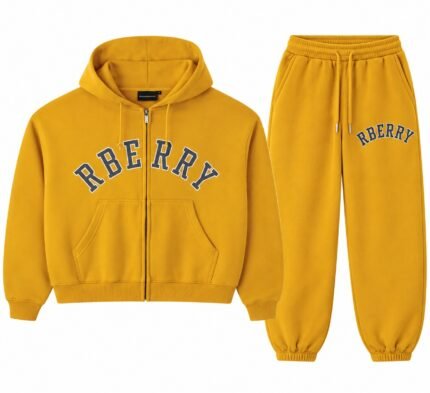 Raspberry Hills Zip Up Yellow Tracksuit