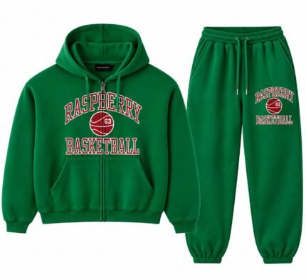 Raspberry Fiveways zip-up Tracksuit