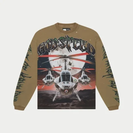 Godspeed Air Strike Ls T-Shirt (Olive)
